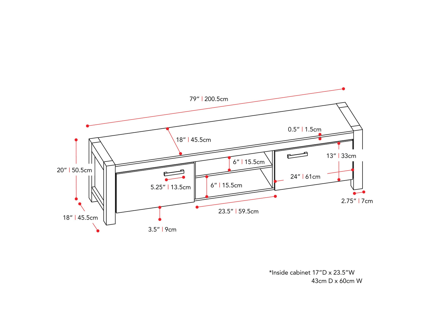 Modern TV stand with sleek black metal frame, natural wood shelves, and minimalist design, featuring open storage compartments and cable management system. Ideal for contemporary living rooms.