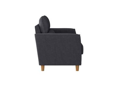 dark grey 2 Seater Sofa Loveseat Caroline collection detail image by CorLiving#color_dark-grey