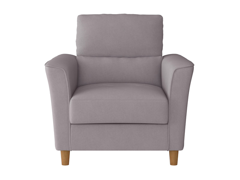 light grey Modern Accent Chair Caroline Collection product image by CorLiving