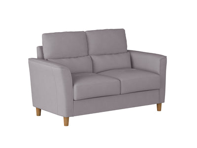 light grey 2 Seater Sofa Loveseat Caroline collection detail image by CorLiving#color_light-grey