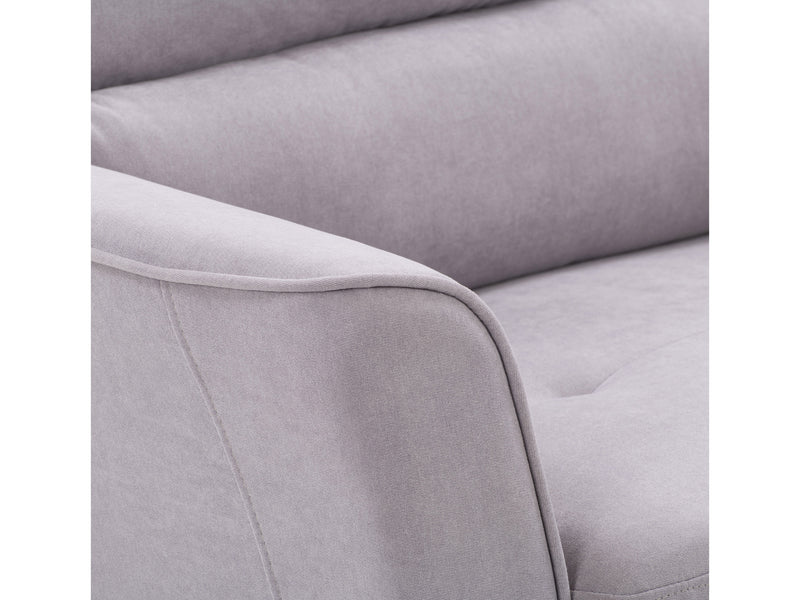 light grey 3 Seater Sofa Caroline collection detail image by CorLiving