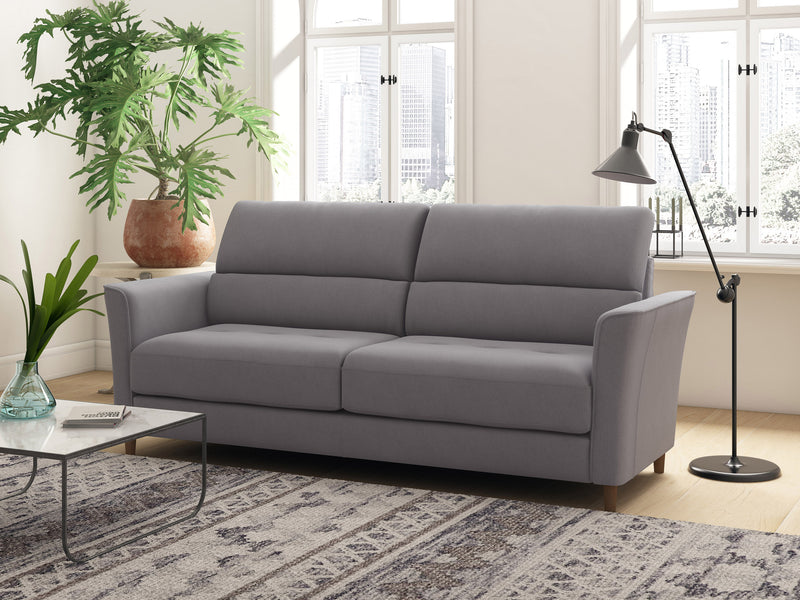 light grey 3 Seater Sofa Caroline collection lifestyle scene by CorLiving