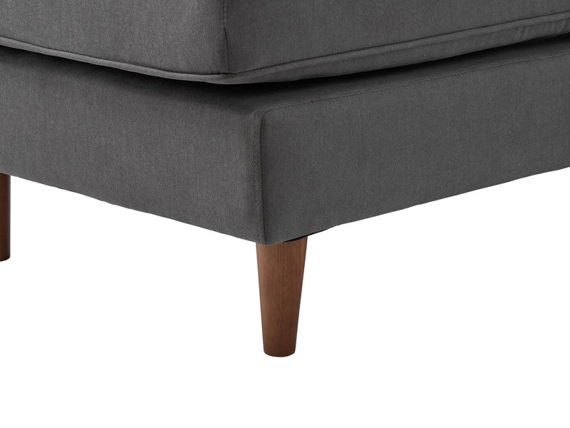 grey Reversible Sectional Sofa Lena collection detail image by CorLiving
