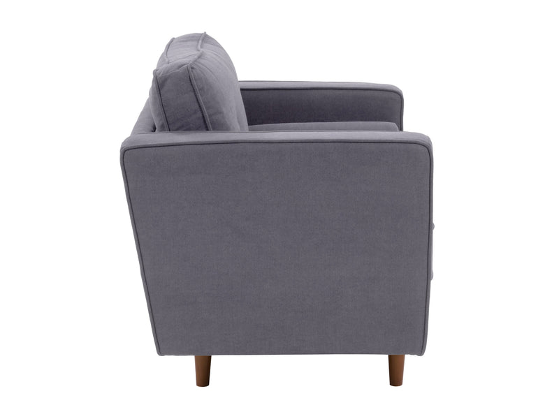 grey Mid-Century Modern Accent Chair Mulberry Collection product image by CorLiving