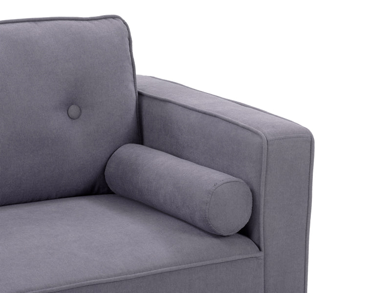 grey 2 Seater Loveseat Sofa Mulberry collection detail image by CorLiving