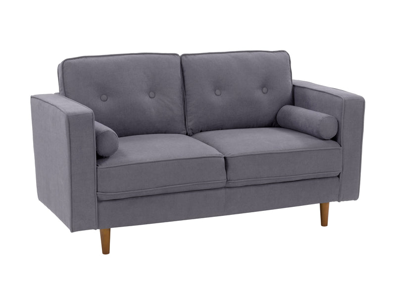 grey 2 Seater Loveseat Sofa Mulberry collection product image by CorLiving