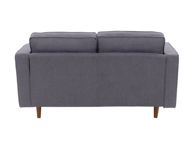 grey 2 Seater Loveseat Sofa Mulberry collection product image by CorLiving#color_grey