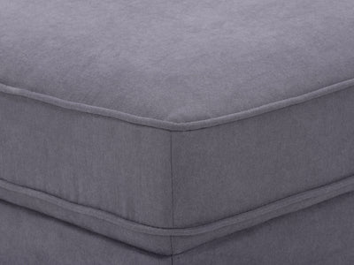 grey Mid-Century Modern Ottoman Mulberry Collection detail image by CorLiving#color_mulberry-grey