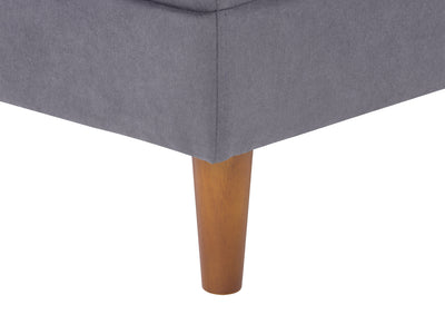 grey Mid-Century Modern Ottoman Mulberry Collection detail image by CorLiving#color_mulberry-grey