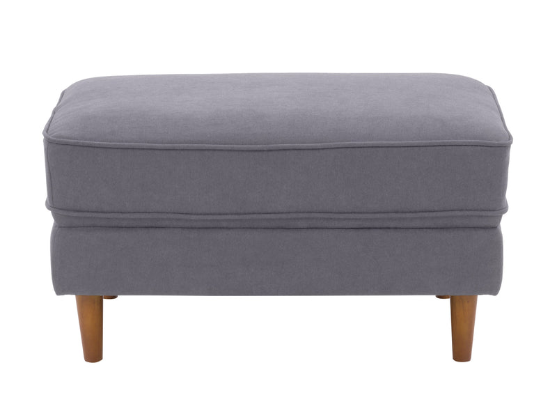 grey Mid-Century Modern Ottoman Mulberry Collection product image by CorLiving