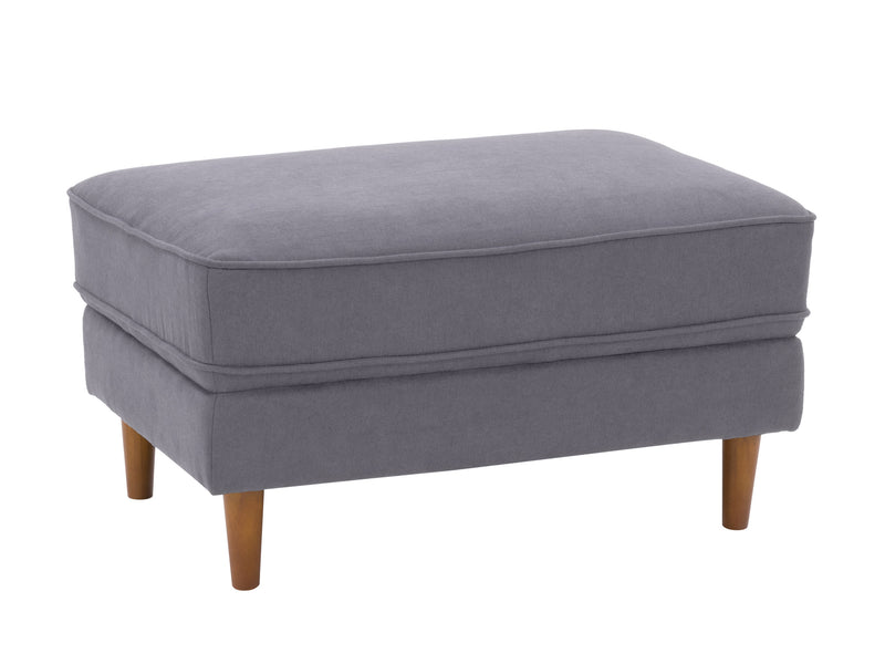 grey Mid-Century Modern Ottoman Mulberry Collection product image by CorLiving