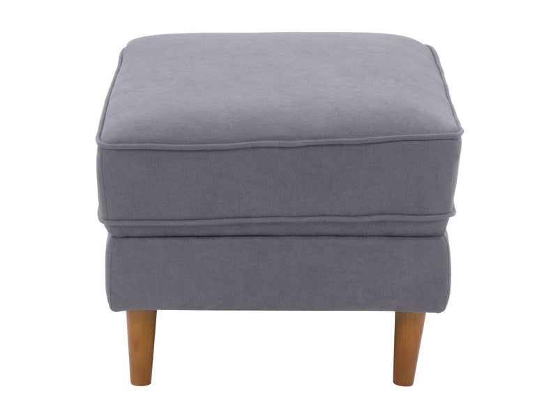 grey Mid-Century Modern Ottoman Mulberry Collection product image by CorLiving