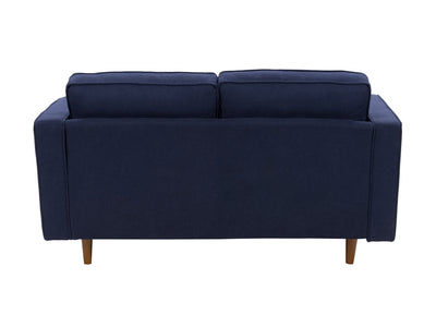 navy blue 2 Seater Loveseat Sofa Mulberry collection product image by CorLiving#color_navy-blue