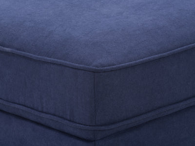 navy blue Mid-Century Modern Ottoman Mulberry Collection detail image by CorLiving#color_mulberry-navy-blue