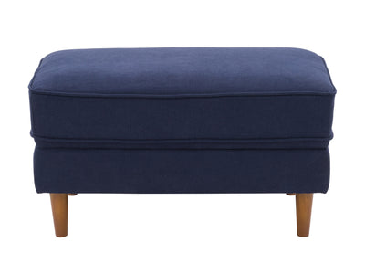 navy blue Mid-Century Modern Ottoman Mulberry Collection product image by CorLiving#color_mulberry-navy-blue