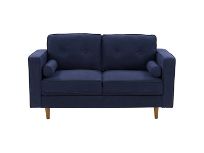 navy blue Living Room Sofa Set, 4 piece Mulberry collection detail image by CorLiving#color_navy-blue