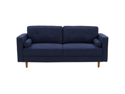 navy blue Sofa and Chair Set, 2 piece Mulberry collection detail image by CorLiving#color_navy-blue