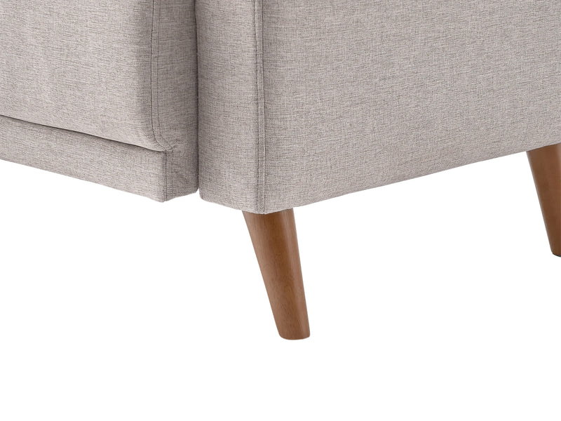 light grey Modern Armchair Clara Collection detail image by CorLiving