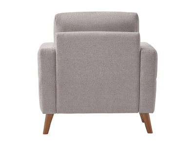 light grey Modern Armchair Clara Collection product image by CorLiving#color_clara-light-grey