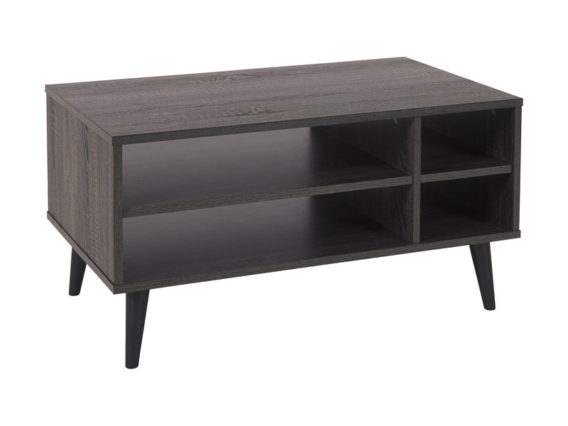 dark grey Rectangle Coffee Table with Storage Cole Collection product image by CorLiving