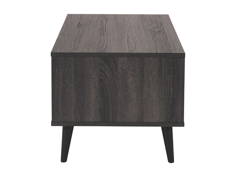 dark grey Rectangle Coffee Table with Storage Cole Collection product image by CorLiving