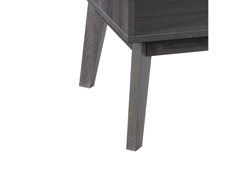 dark grey Mid Century End Table Hollywood Collection detail image by CorLiving