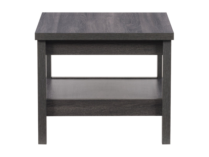 dark grey Square Side Table Hollywood Collection product image by CorLiving