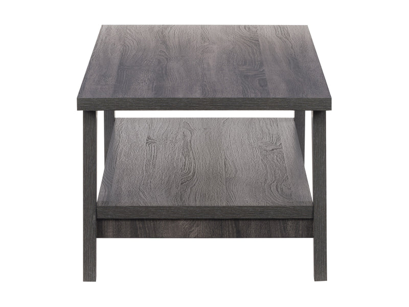 dark grey Two Tier Coffee Table Hollywood Collection product image by CorLiving