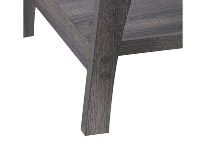 Modern white and natural wood side table with sleek, minimalist design, featuring a smooth white tabletop, tapered wooden legs, and a small drawer for storage. Ideal for contemporary living spaces.