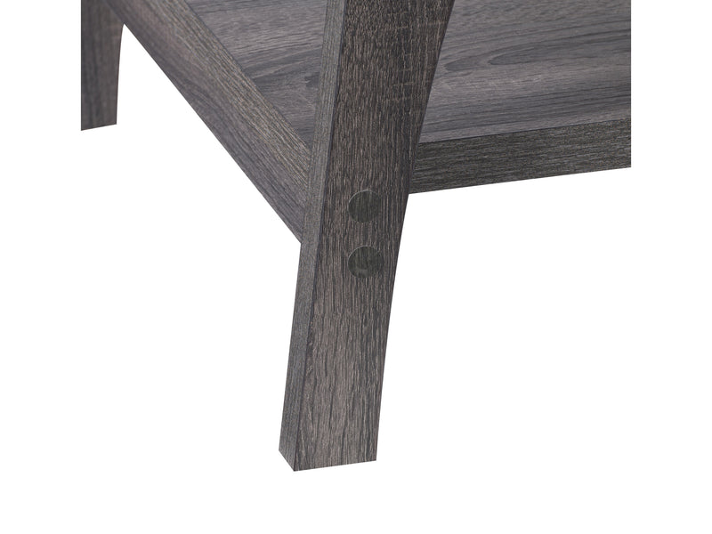 dark grey Square End Table Hollywood Collection detail image by CorLiving