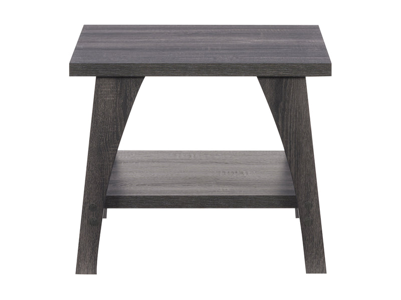 dark grey Square End Table Hollywood Collection product image by CorLiving