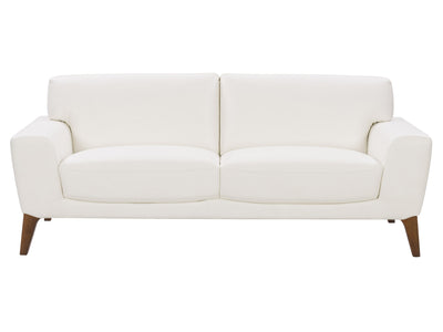 white Faux Leather Sofa London collection product image by CorLiving#color_white