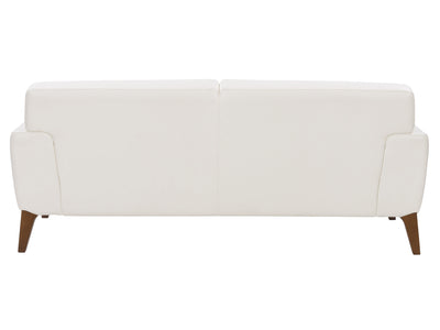 white Faux Leather Sofa London collection product image by CorLiving#color_white
