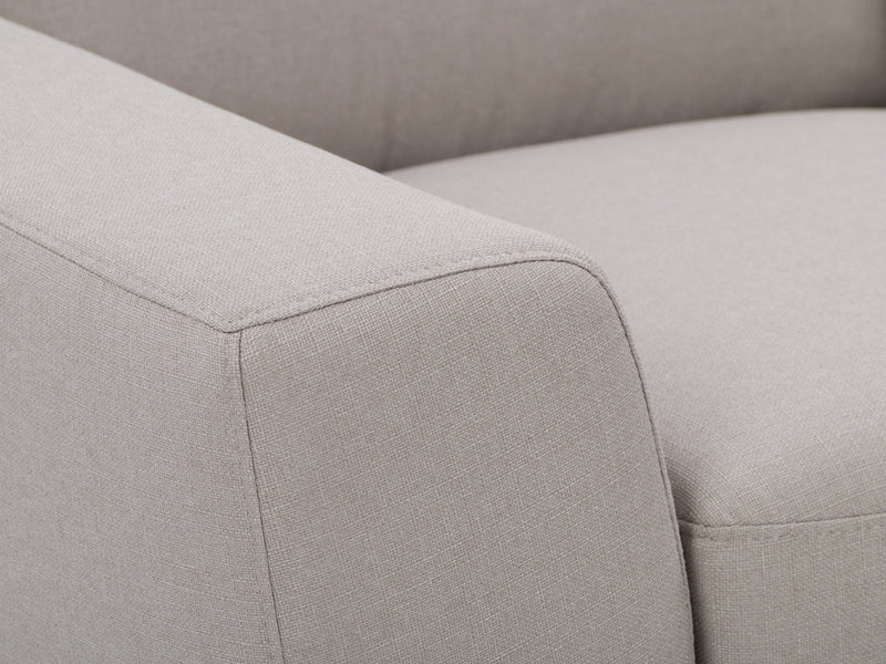 light grey Accent Chair London Collection detail image by Corliving