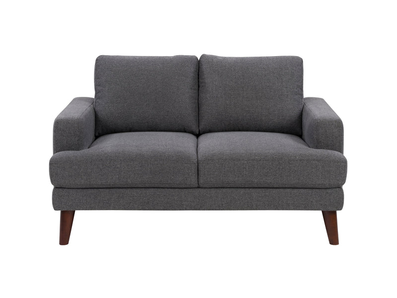dark grey Modern Loveseat Paris Collection product image by CorLiving