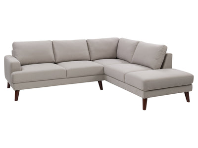 grey Sectional Couch, Right Facing Paris Collection product image by CorLiving#color_light-grey