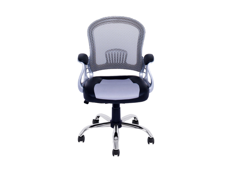 grey Mesh Office Chair Quinn Collection product image by CorLiving