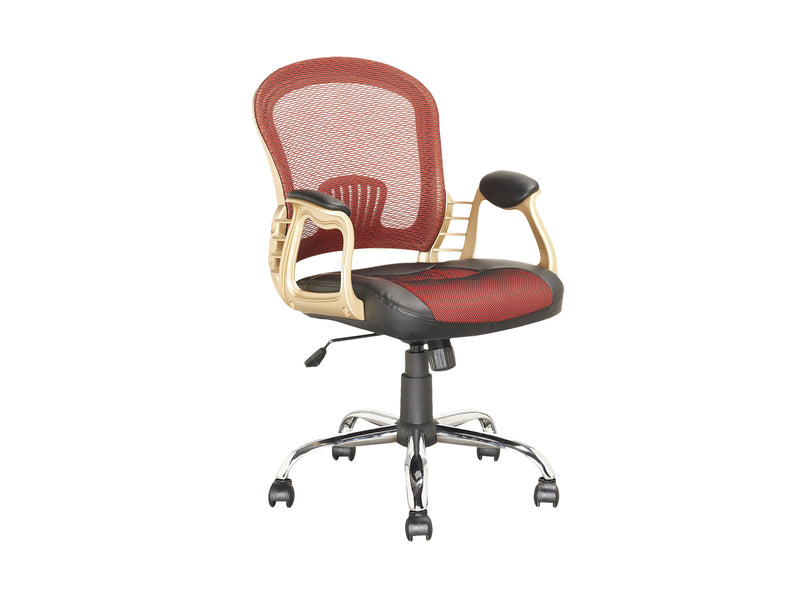 red Mesh Office Chair Quinn Collection product image by CorLiving