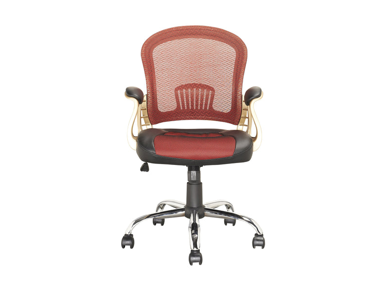 red Mesh Office Chair Quinn Collection product image by CorLiving
