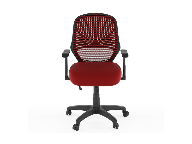 red Mesh Office Chair Avery Collection product image by CorLiving