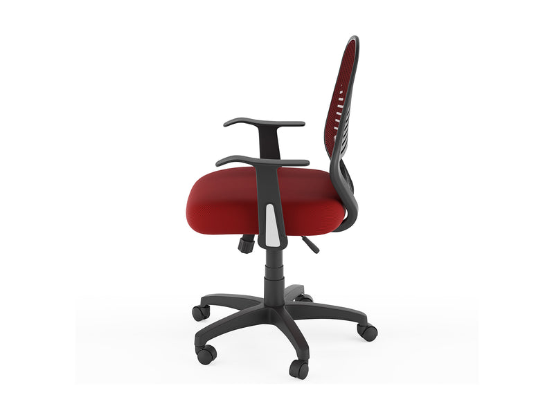 red Mesh Office Chair Avery Collection product image by CorLiving