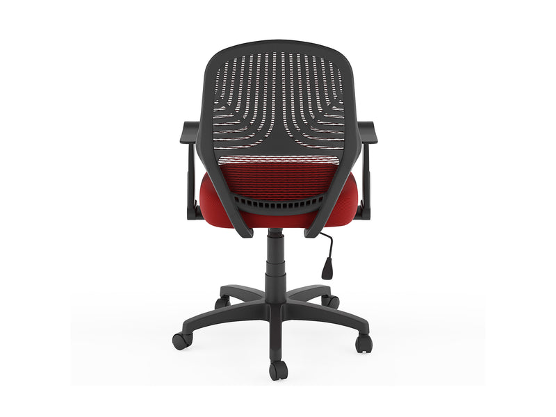 red Mesh Office Chair Avery Collection product image by CorLiving