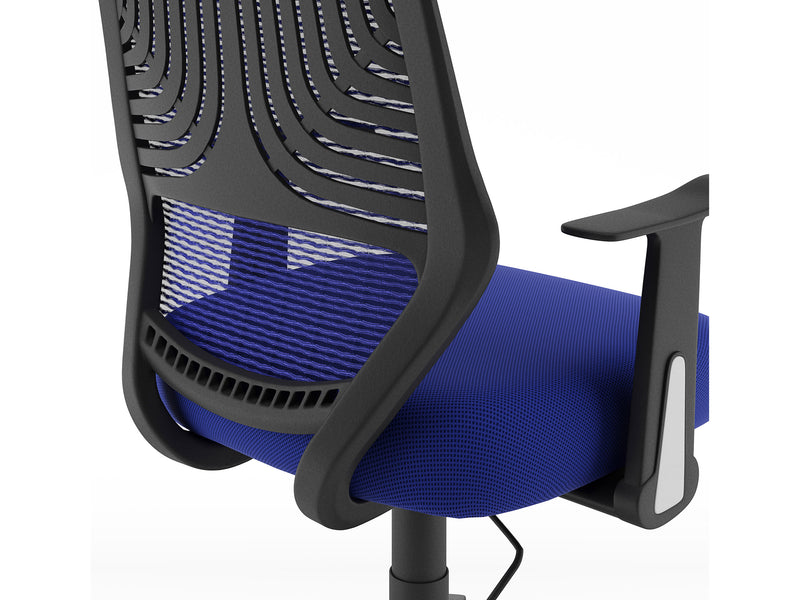 blue Mesh Office Chair Avery Collection detail image by CorLiving