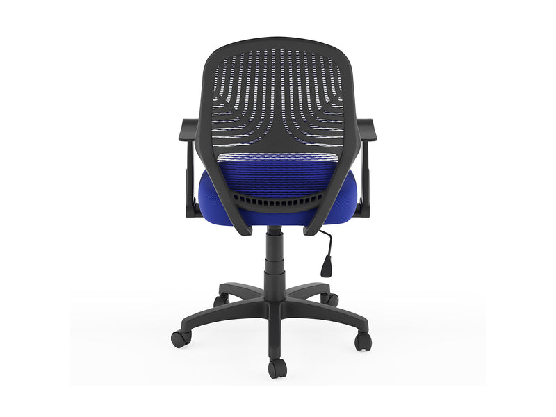 blue Mesh Office Chair Avery Collection product image by CorLiving