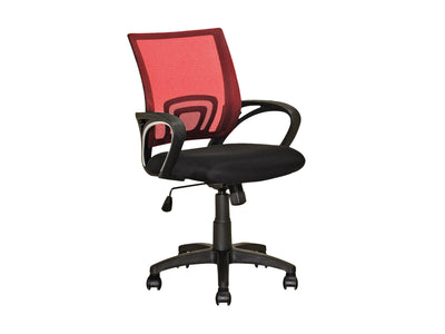red Mesh Back Office Chair Jaxon Collection product image by CorLiving#color_red