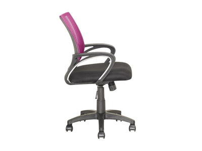 pink Mesh Back Office Chair Jaxon Collection product image by CorLiving#color_pink