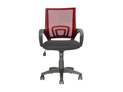 maroon Mesh Back Office Chair Jaxon Collection product image by CorLiving#color_maroon