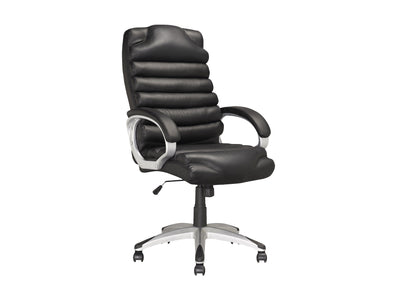 black Executive Office Chair Nolan Collection product image by CorLiving#color_black