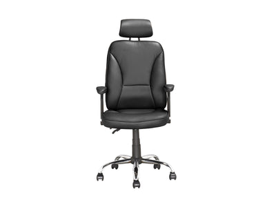 black Reclining Office Chair Brooks Collection product image by CorLiving#color_black