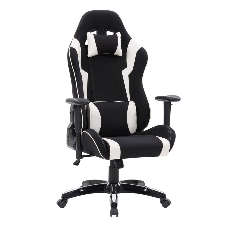 black and white Ergonomic Gaming Chair Workspace Collection product image by CorLiving